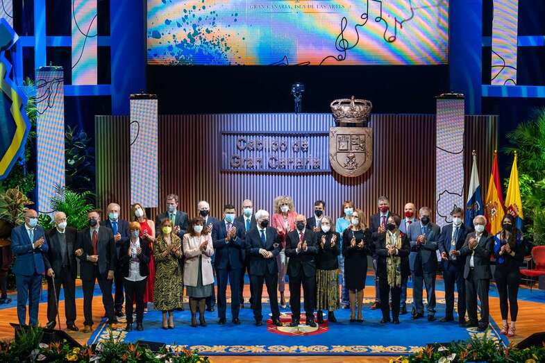 Momento del acto de esta noche/TA.